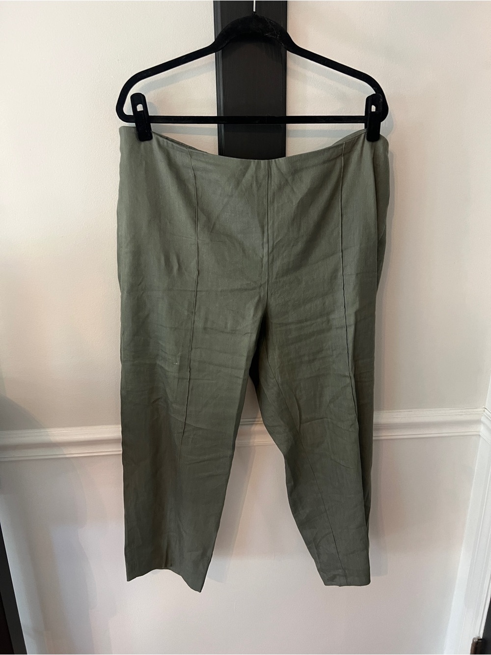 JJill Olive Green Women’s Casual Linen Pants